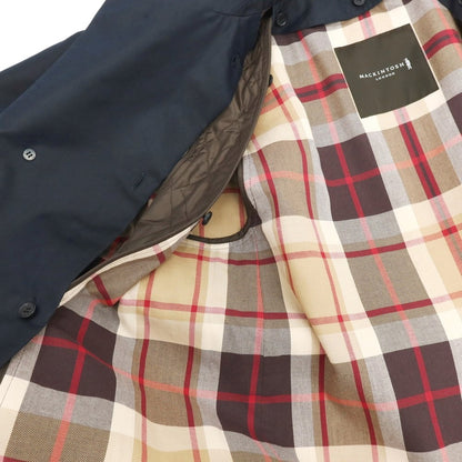 【中古】マッキントッシュ ロンドン MACKINTOSH LONDON コットンポリエステル ステンカラーコート ダークネイビー【 38 】【 状態ランクB 】【 メンズ 】