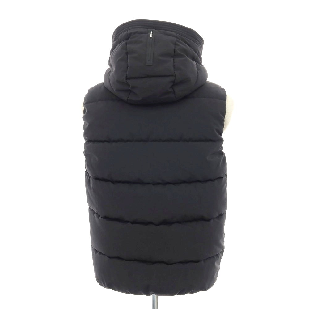 【中古】リプレイ REPLAY ポリエステル フーデッド 中綿ベスト ブルゾン ブラック【 S 】【 状態ランクB 】【 メンズ 】
