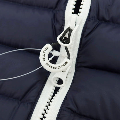 【中古】ムータ muta ナイロン キルティング切替 ダウンベスト ネイビー【 5 】【 状態ランクB 】【 メンズ 】