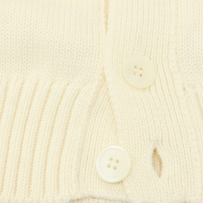 【中古】ザノーネ ZANONE CHIOTO キョート ミドルゲージ ウール スタンドカラー カーディガン アイボリー【 46 】【 状態ランクC 】【 メンズ 】