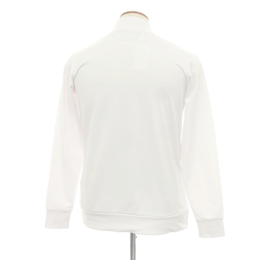 【中古】リュクスエイケイエムプラス LUXEAKMPLUS × roar ポリエステル ジャージー ハイネック 長袖Ｔシャツ ホワイト【 M（JPN） 】【 状態ランクA 】【 メンズ 】