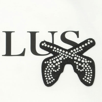 【中古】リュクスエイケイエムプラス LUXEAKMPLUS × roar ポリエステル ジャージー ハイネック 長袖Ｔシャツ ホワイト【 M（JPN） 】【 状態ランクA 】【 メンズ 】