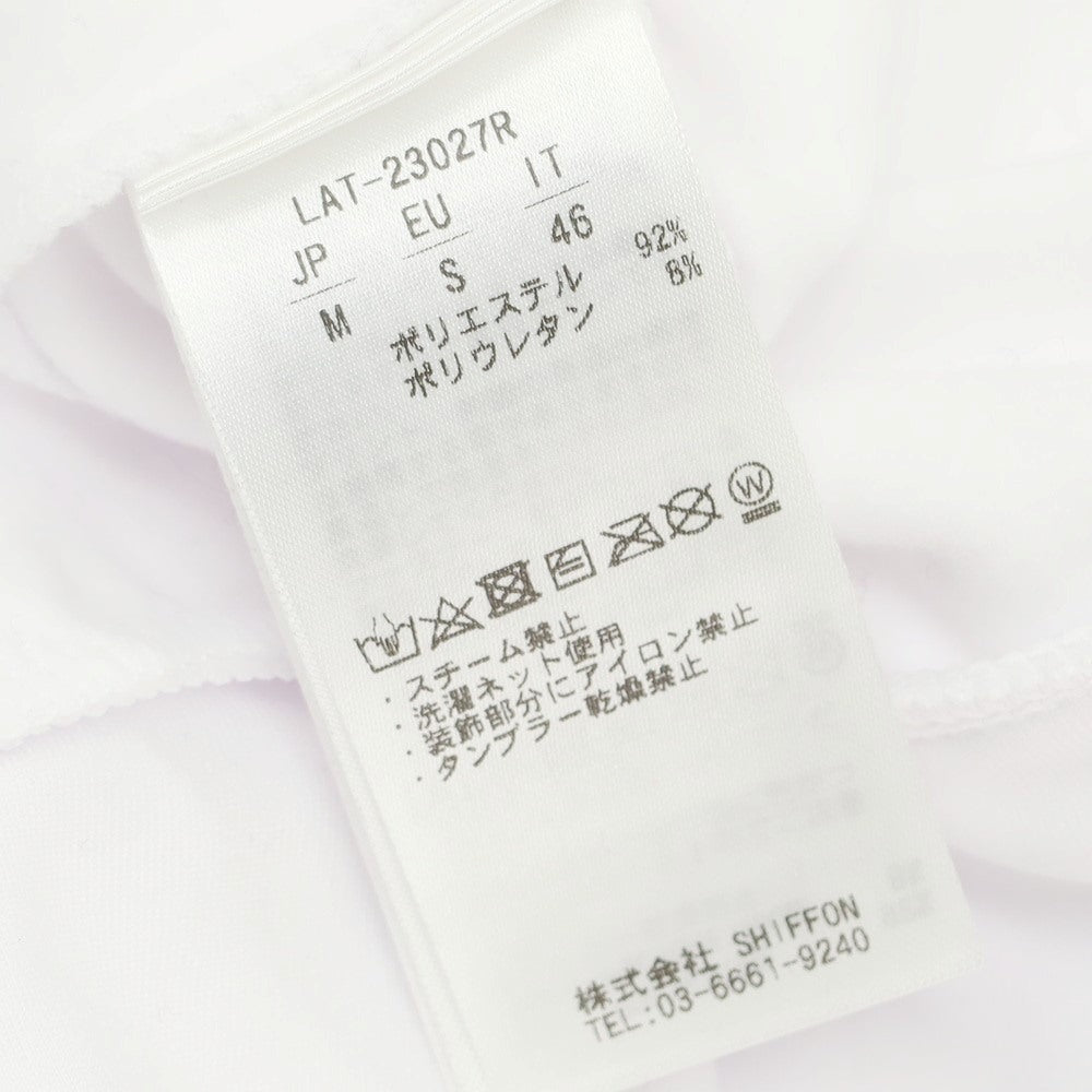 【中古】リュクスエイケイエムプラス LUXEAKMPLUS × roar ポリエステル ジャージー ハイネック 長袖Ｔシャツ ホワイト【 M（JPN） 】【 状態ランクA 】【 メンズ 】