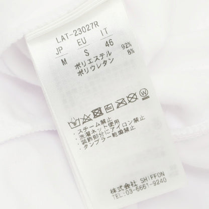 【中古】リュクスエイケイエムプラス LUXEAKMPLUS × roar ポリエステル ジャージー ハイネック 長袖Ｔシャツ ホワイト【 M（JPN） 】【 状態ランクA 】【 メンズ 】