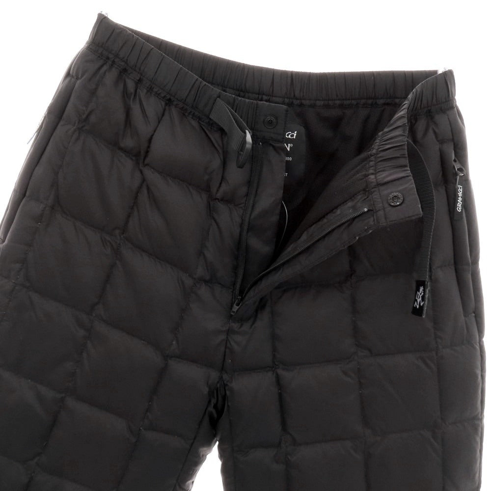 【中古】グラミチ Gramicci × TAION ナイロン ダウン イージーパンツ ブラック【 M（ASIA） 】【 状態ランクB 】【 メンズ 】