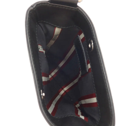 【中古】バリー BALLY レザー ショルダーバッグ ブラック【 状態ランクB 】【 メンズ 】