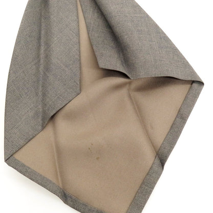 【中古】フモーザ Fumoza プリント シルク セッテピエゲ 無地ネクタイ グレー【 状態ランクB 】【 メンズ 】