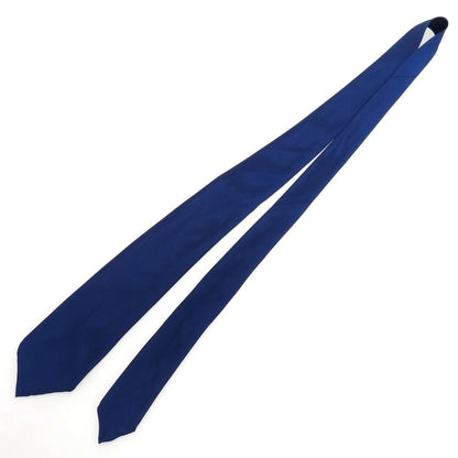【中古】タイユアタイ TIE YOUR TIE シルク セッテピエゲ ツイル 無地ネクタイ ライトネイビー【 状態ランクB 】【 メンズ 】
