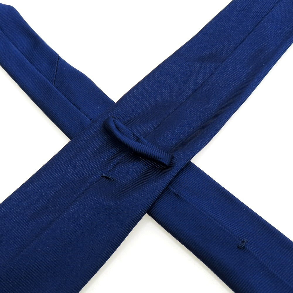 【中古】タイユアタイ TIE YOUR TIE シルク セッテピエゲ ツイル 無地ネクタイ ライトネイビー【 状態ランクB 】【 メンズ 】