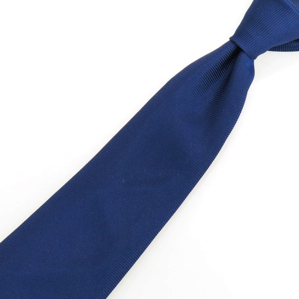 【中古】タイユアタイ TIE YOUR TIE シルク セッテピエゲ ツイル 無地ネクタイ ライトネイビー【 状態ランクB 】【 メンズ 】