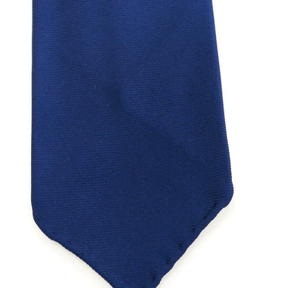 【中古】タイユアタイ TIE YOUR TIE シルク セッテピエゲ ツイル 無地ネクタイ ライトネイビー【 状態ランクB 】【 メンズ 】