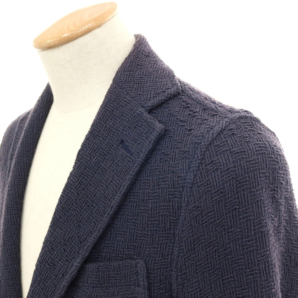 【中古】ザ ジジ THE GIGI ANGIE コットン 2B カジュアルジャケット ネイビー【サイズ44】【 状態ランクD 】【 メンズ 】