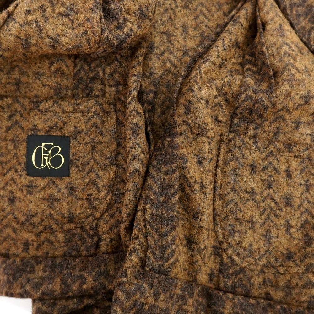 【中古】エルネスト ernesto GFB アルパカウールナイロン 2B カジュアルジャケット ブラウン【 46 】【 状態ランクB 】【 メンズ 】