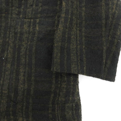 【中古】アルテア Altea COPPER ウール混レーヨンナイロン チェック 2B カジュアルジャケット オリーブxブラック【 M 】【 状態ランクC 】【 メンズ 】