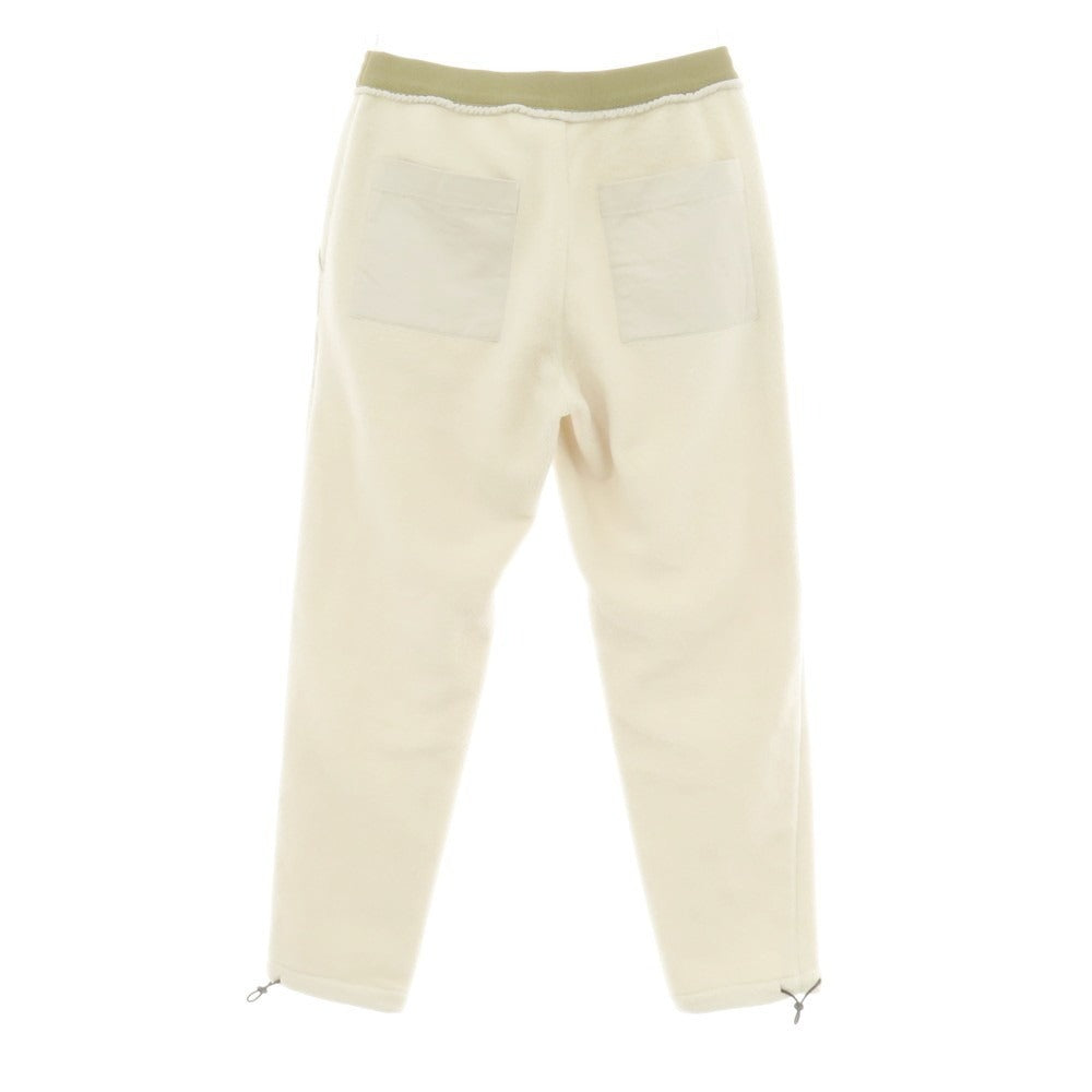 【中古】ナンバーエム NUMBER M ポリエステルレーヨン フリース イージーパンツ アイボリー【 46 】【 状態ランクB 】【 メンズ 】