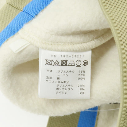 【中古】ナンバーエム NUMBER M ポリエステルレーヨン フリース イージーパンツ アイボリー【 46 】【 状態ランクB 】【 メンズ 】