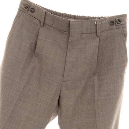 【中古】ベルウィッチ BERWICH ストレッチ ポリエステルウール イージースラックスパンツ トープ【 50 】【 状態ランクC 】【 メンズ 】