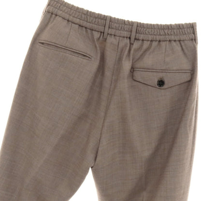 【中古】ベルウィッチ BERWICH ストレッチ ポリエステルウール イージースラックスパンツ トープ【 50 】【 状態ランクC 】【 メンズ 】