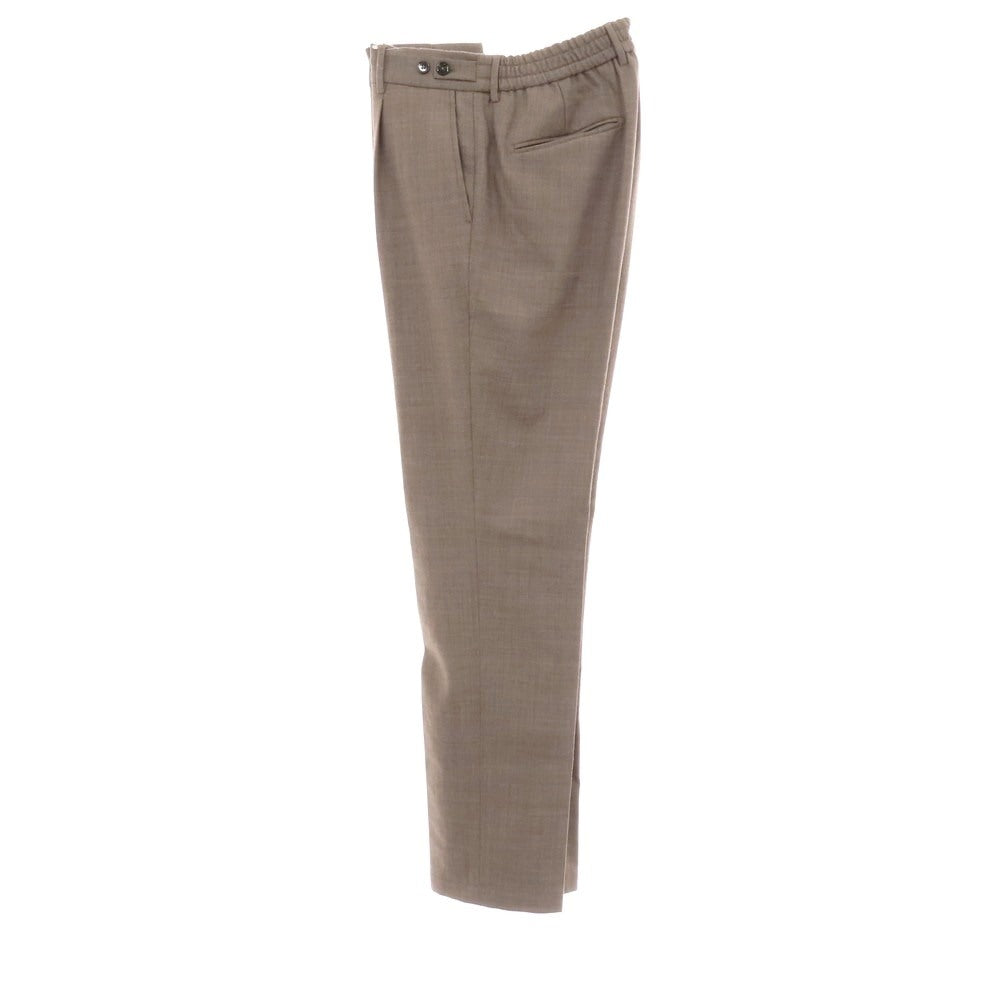 【中古】ベルウィッチ BERWICH ストレッチ ポリエステルウール イージースラックスパンツ トープ【 50 】【 状態ランクC 】【 メンズ 】