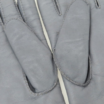 【中古】カリデイ CARIDEI レザー×カシミヤ 手袋 グレー【 8 1/2 】【 状態ランクB 】【 メンズ 】