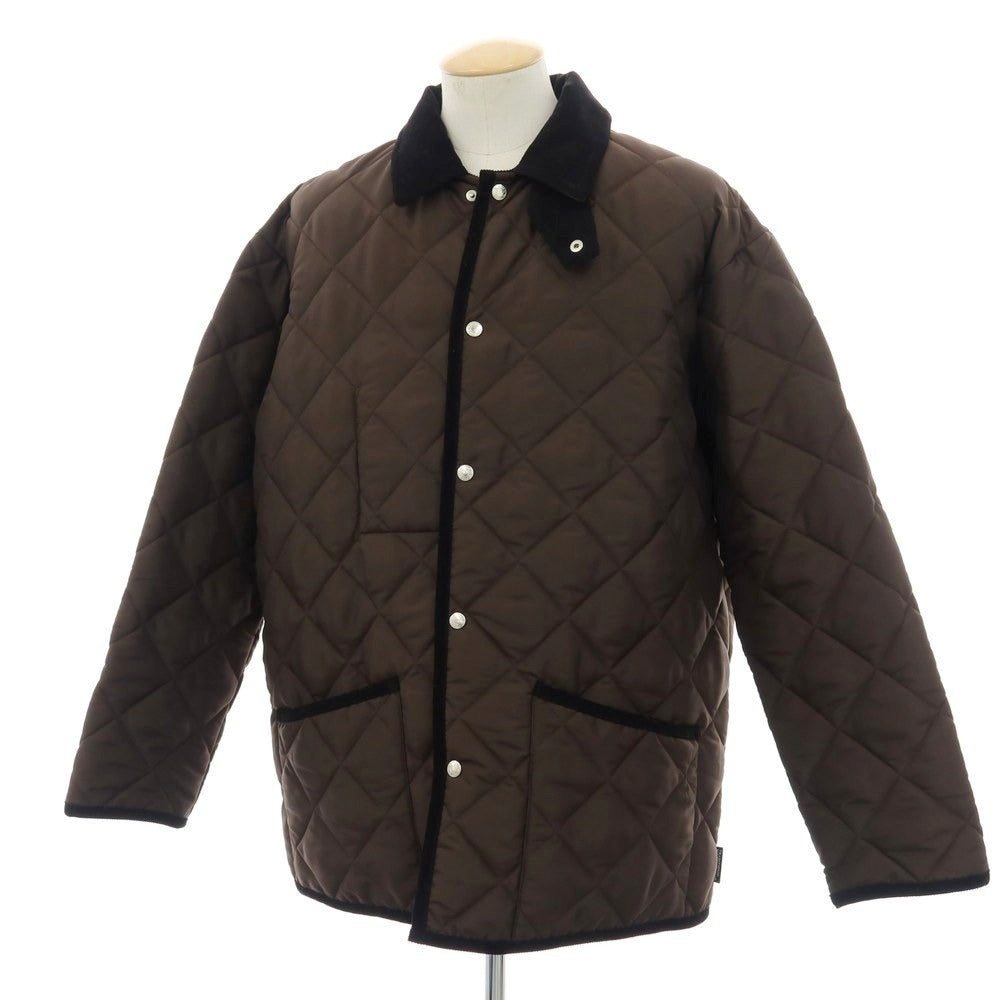 【中古】トラディショナルウェザーウェア Traditional Weatherwear 2025年秋冬 キルティングブルゾン ブラウン【 サイズ42 】【 状態ランクA 】【 メンズ 】 [APD]