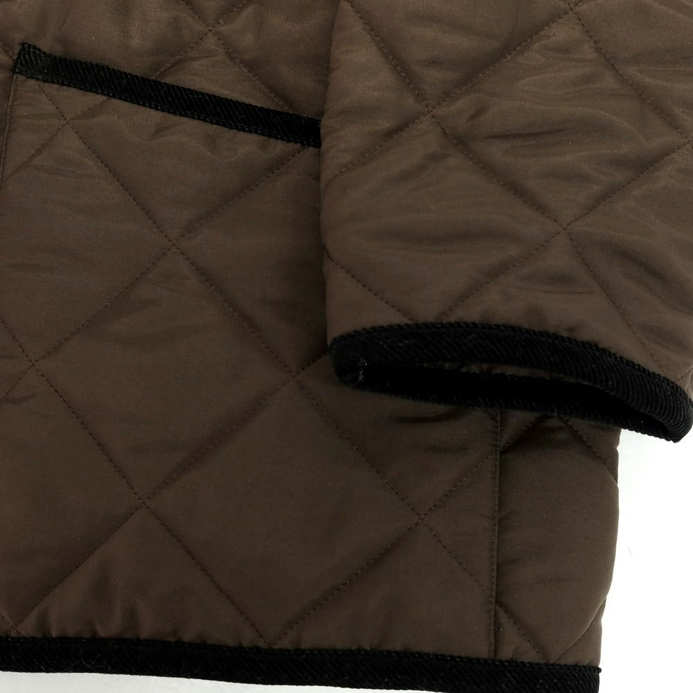 【中古】トラディショナルウェザーウェア Traditional Weatherwear 2025年秋冬 キルティングブルゾン ブラウン【 サイズ42 】【 状態ランクA 】【 メンズ 】 [APD]