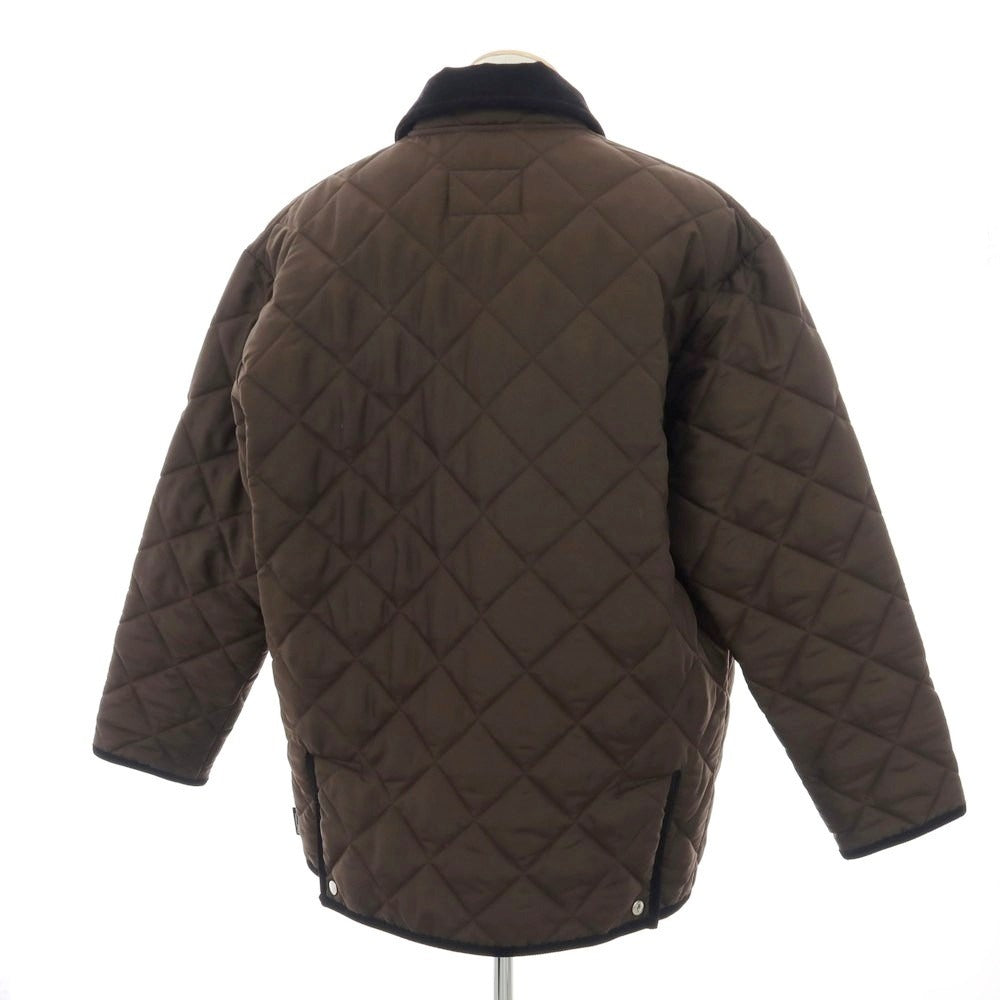 【中古】トラディショナルウェザーウェア Traditional Weatherwear 2025年秋冬 キルティングブルゾン ブラウン【 サイズ42 】【 状態ランクA 】【 メンズ 】 [APD]
