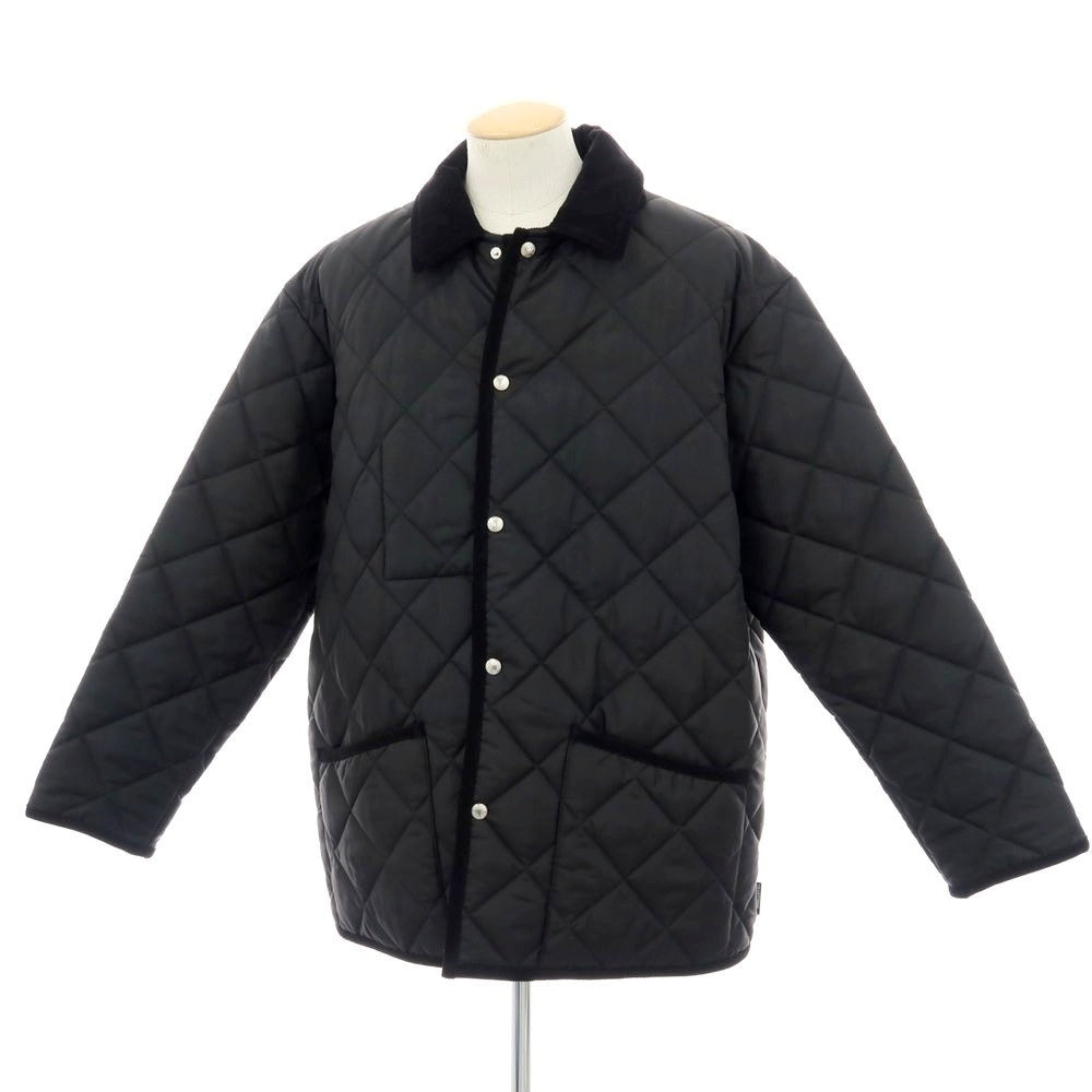 【中古】トラディショナルウェザーウェア Traditional Weatherwear URBAN RESEARCH別注 2025年秋冬 キルティングブルゾン ブラック【 42 】【 状態ランクA 】【 メンズ 】