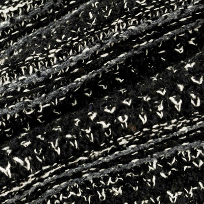 【中古】クレプスキュール crepuscule ウール系 クルーネック プルオーバーニット ブラックxホワイト【 2 】【 状態ランクA 】【 メンズ 】