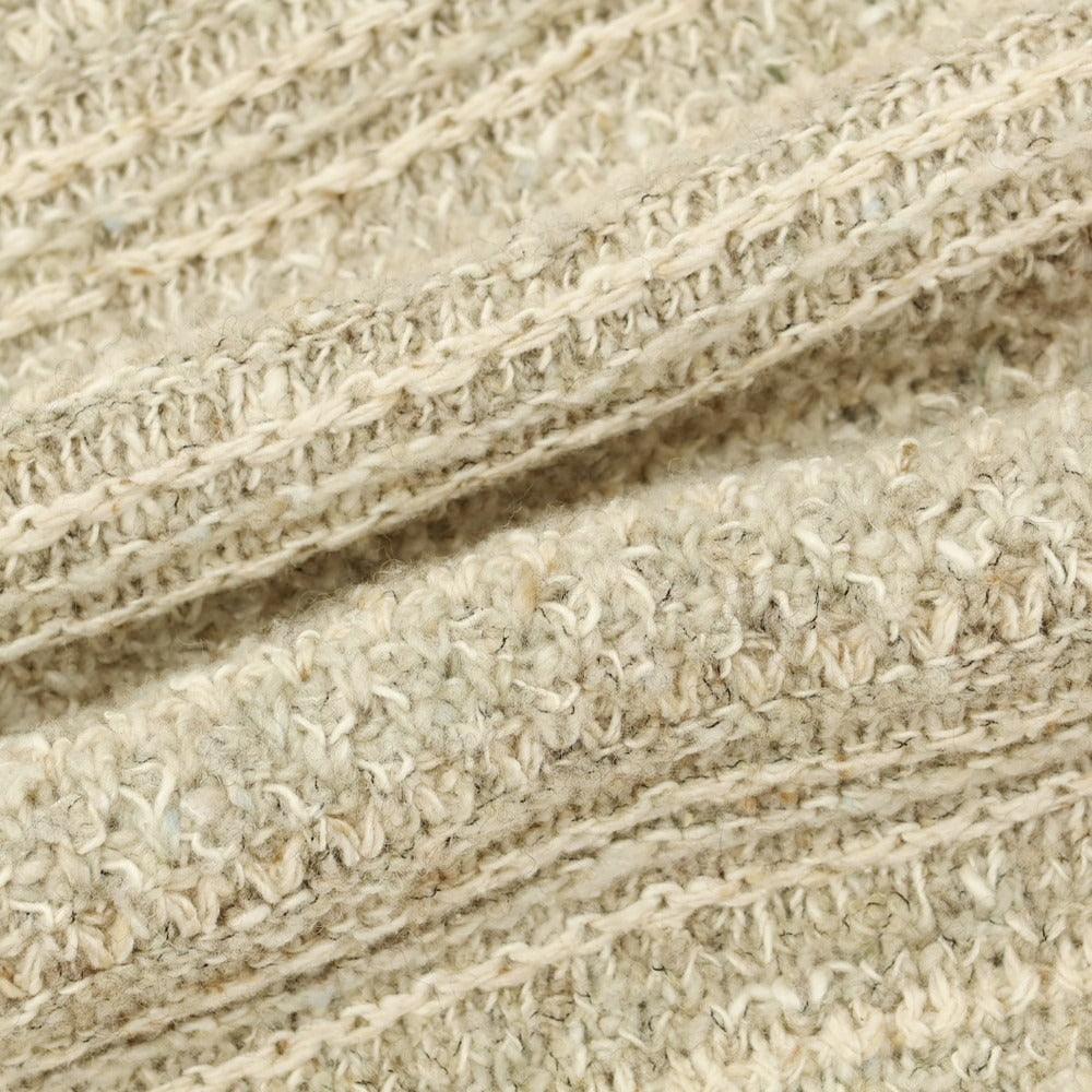 【中古】クレプスキュール crepuscule ウール系 クルーネック プルオーバーニット ベージュ【 1 】【 状態ランクA 】【 メンズ 】