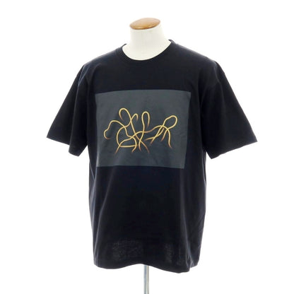 【中古】セモー semoh クルーネック プリント 半袖Ｔシャツ ブラック【 2 】【 状態ランクA 】【 メンズ 】