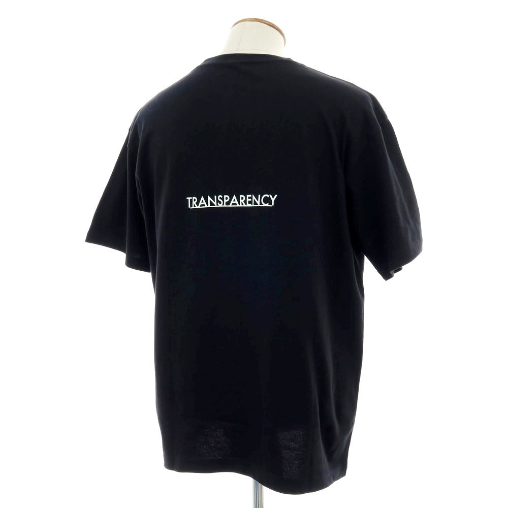 【中古】セモー semoh クルーネック プリント 半袖Ｔシャツ ブラック【サイズ2】【 状態ランクA 】【 メンズ 】[EPD]