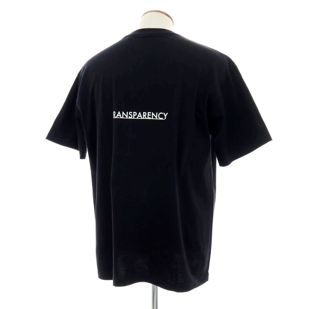 【中古】セモー semoh クルーネック プリント 半袖Ｔシャツ ブラック【サイズ2】【 状態ランクA 】【 メンズ 】[EPD]