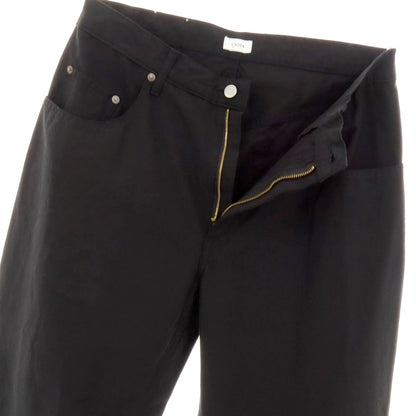 【中古】シオタ CIOTA コットン系 ワイド テーバード 5ポケットパンツ ブラック【 表記なし（L位） 】【 状態ランクA 】【 メンズ 】