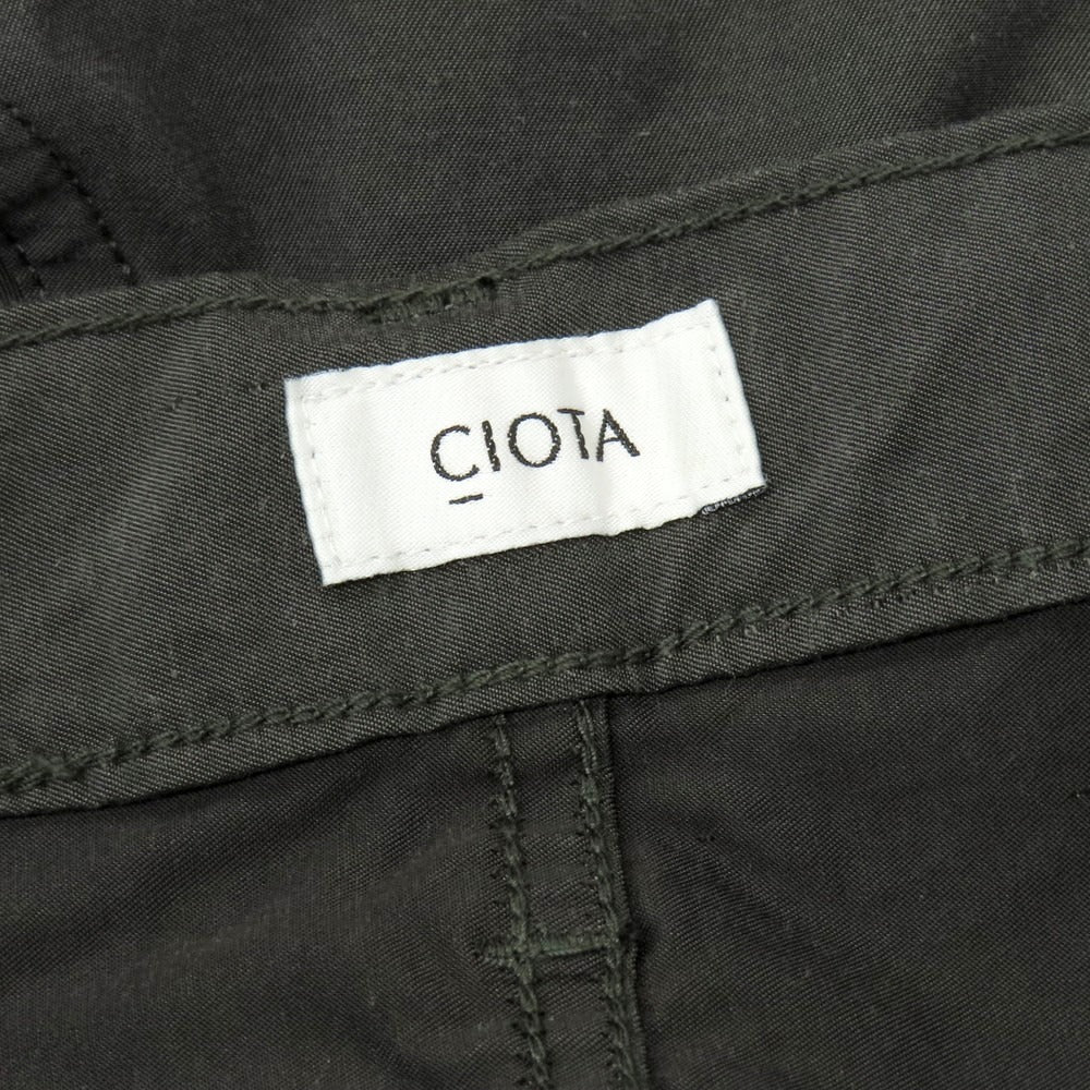 【中古】シオタ CIOTA コットン系 ワイド テーバード 5ポケットパンツ ダークグレー系【 表記なし（L位） 】【 状態ランクA 】【 メンズ 】