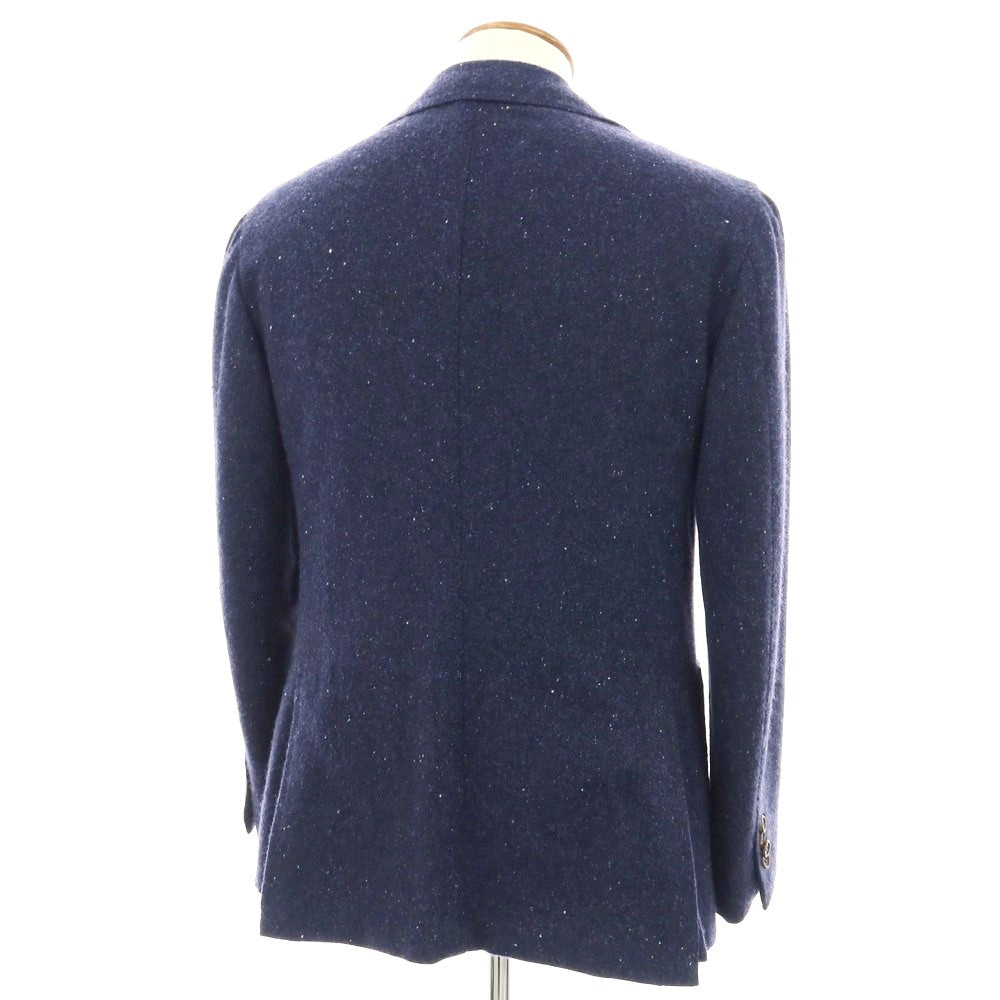 【中古】オラッツィオ ルチアーノ Orazio Luciano カシミヤ 3B テーラードジャケット ライトネイビー【 サイズ48 】【 状態ランクB 】【 メンズ 】 [APD]