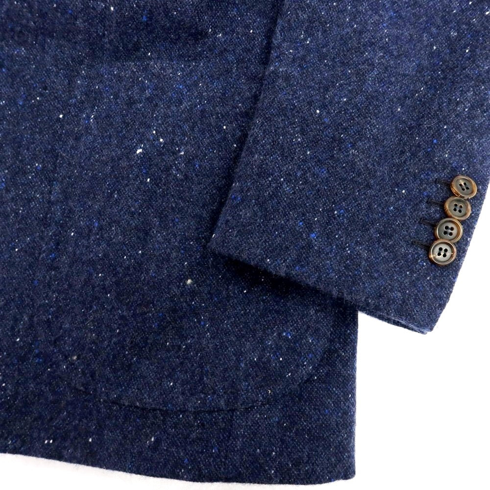 【中古】オラッツィオ ルチアーノ Orazio Luciano カシミヤ 3B テーラードジャケット ライトネイビー【 サイズ48 】【 状態ランクB 】【 メンズ 】 [APD]