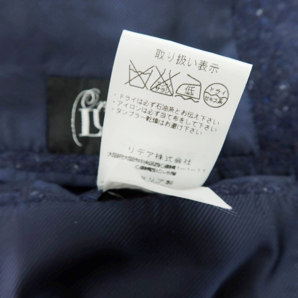 【中古】オラッツィオ ルチアーノ Orazio Luciano カシミヤ 3B テーラードジャケット ライトネイビー【 サイズ48 】【 状態ランクB 】【 メンズ 】 [APD]