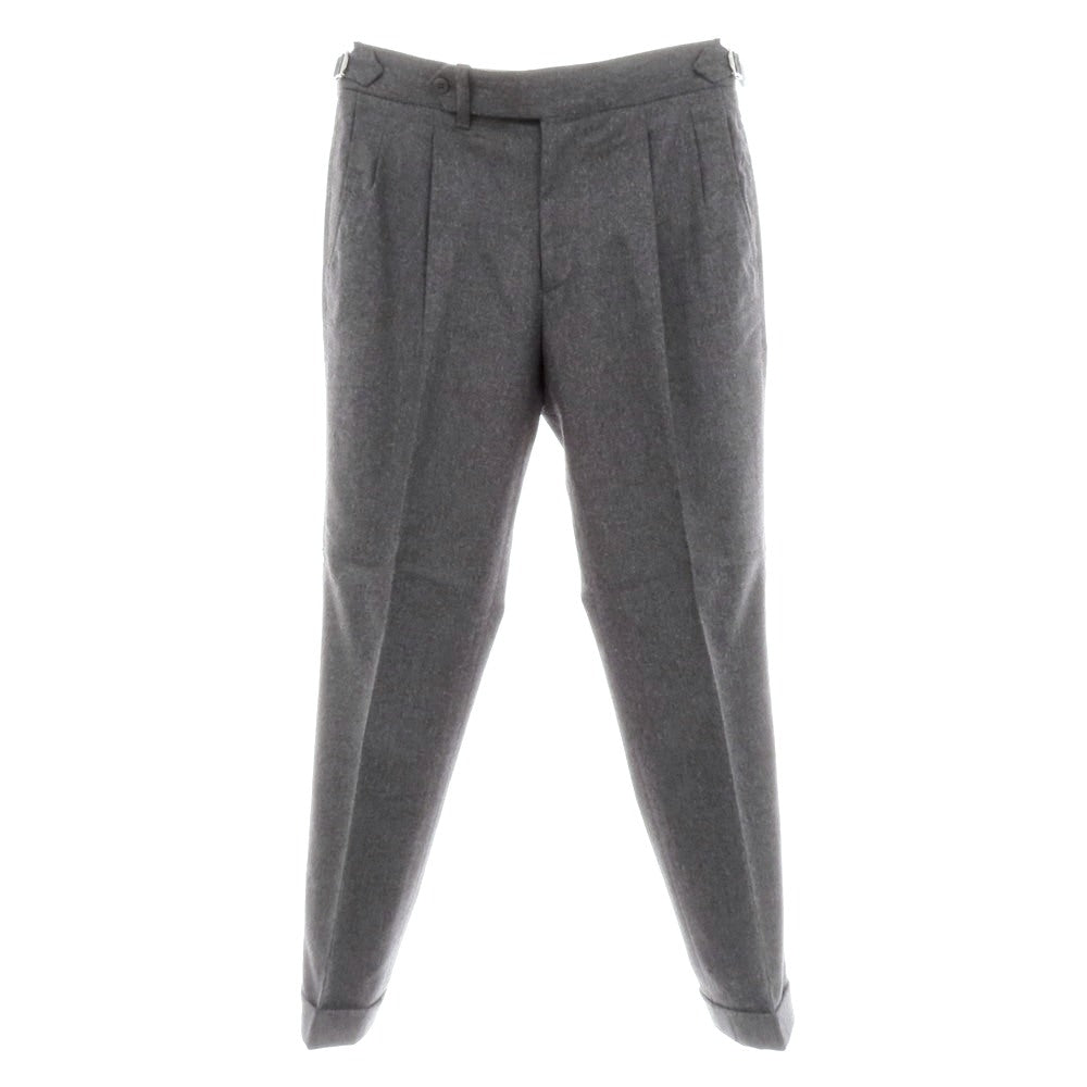 【中古】リングヂャケット RING JACKET ウール ドレススラックスパンツ ダークグレー【 46 】【 状態ランクB 】【 メンズ 】