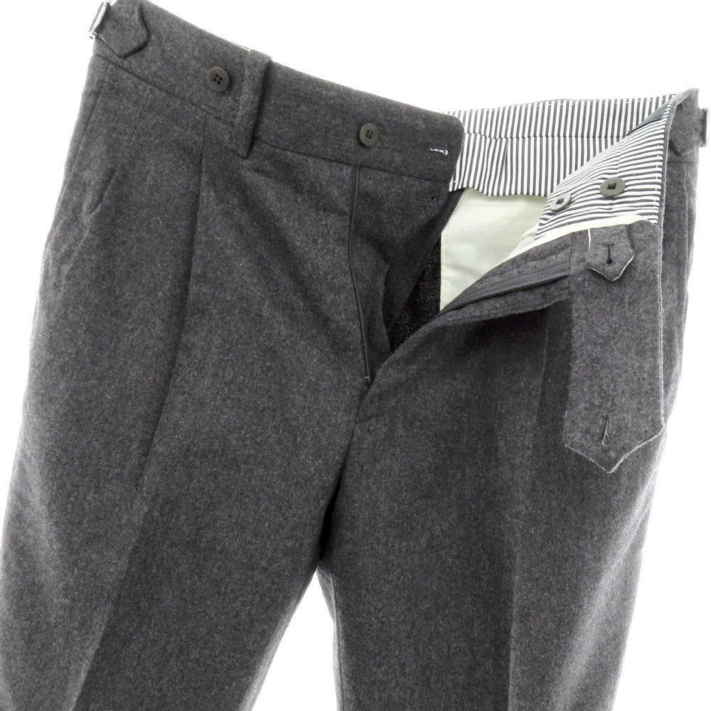 【中古】リングヂャケット RING JACKET ウール ドレススラックスパンツ ダークグレー【 46 】【 状態ランクB 】【 メンズ 】