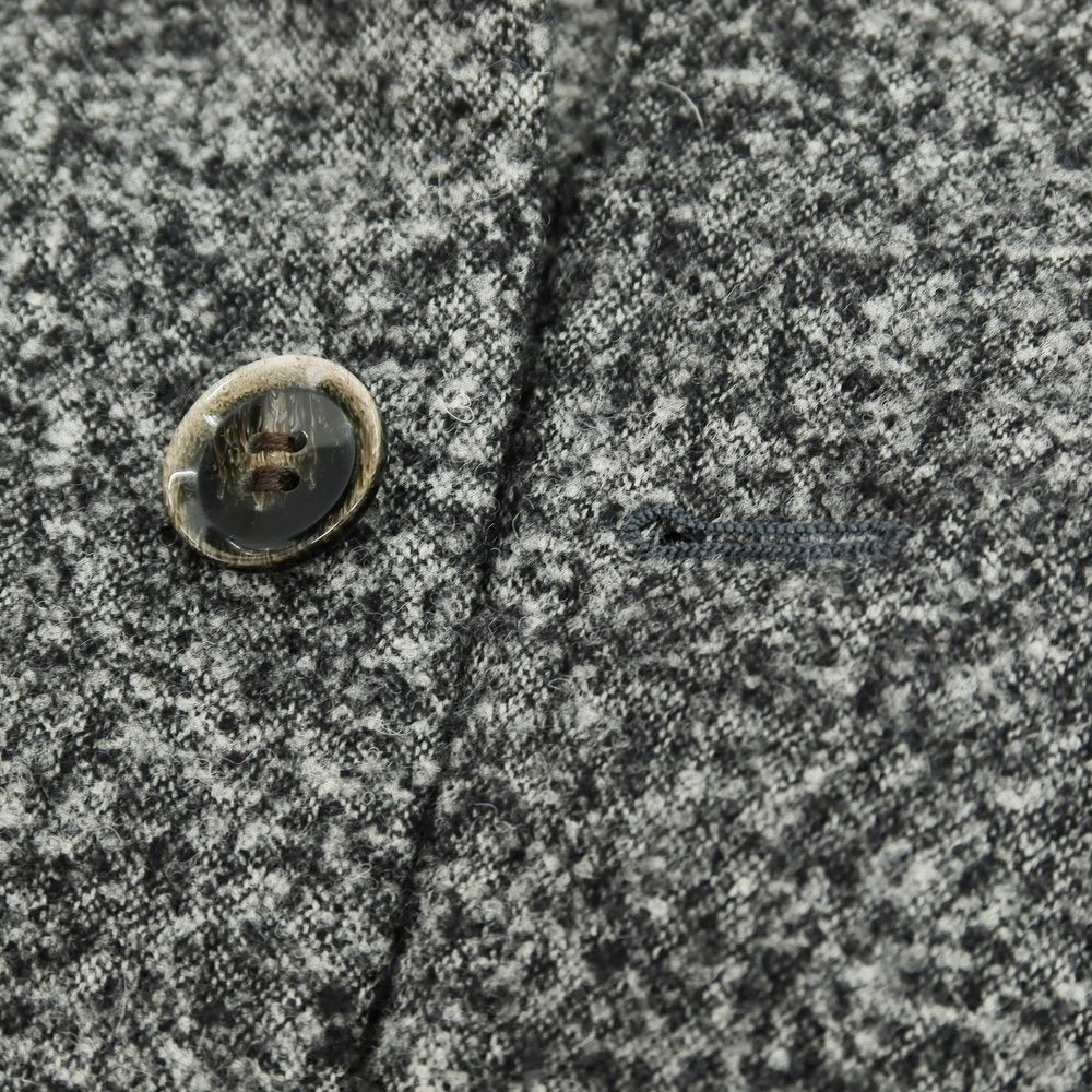 【中古】リングヂャケット RING JACKET ウールアルパカナイロン 3B カジュアルジャケット ブラックxホワイト【 サイズ44 】【 状態ランクB 】【 メンズ 】 [APD]