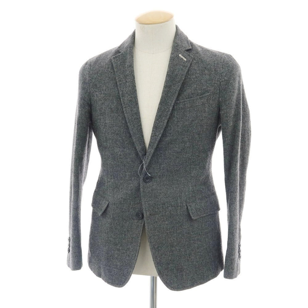 【中古】ビューティアンドユースユナイテッドアローズ BEAUTY&amp;YOUTH UNITED ARROWS ウールポリエステル 2B カジュアルジャケット グレー【 S 】【 状態ランクB 】【 メンズ 】