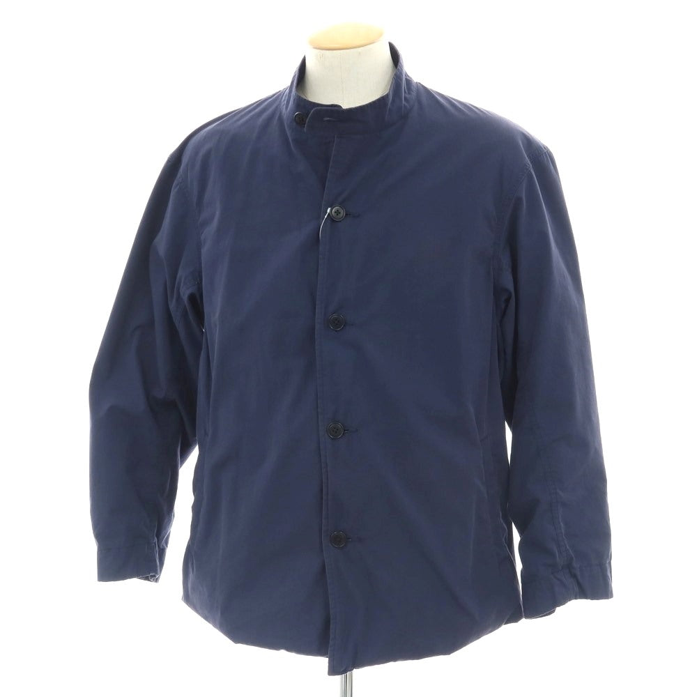 【中古】ナナミカ nanamica コットンポリエステル スタンドカラー ブルゾン ライトネイビー【 S 】【 状態ランクC 】【 メンズ 】