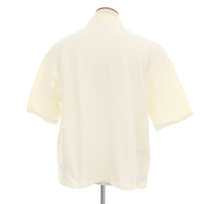 【中古】キャピタル KAPITAL ドライ鹿の子 コットン 半袖ポロシャツ クリーム【サイズ2】【 状態ランクB 】【 メンズ 】