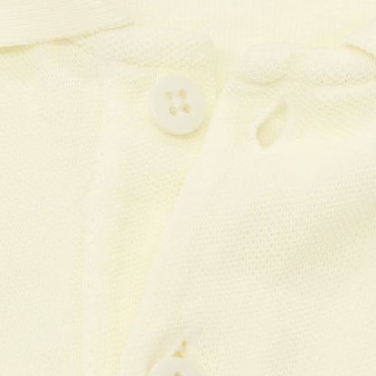 【中古】キャピタル KAPITAL ドライ鹿の子 コットン 半袖ポロシャツ クリーム【サイズ2】【 状態ランクB 】【 メンズ 】