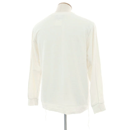 【中古】ビームスプラス BEAMS PLUS ヘンプコットン 長袖Ｔシャツ ホワイト【 Ｍ 】【 状態ランクC 】【 メンズ 】