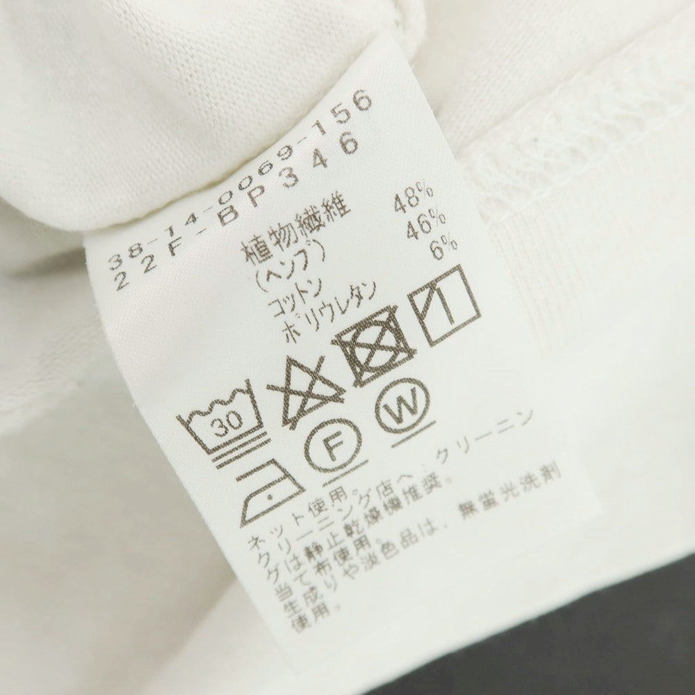 【中古】ビームスプラス BEAMS PLUS ヘンプコットン 長袖Ｔシャツ ホワイト【サイズＭ】【 状態ランクC 】【 メンズ 】[CPD]