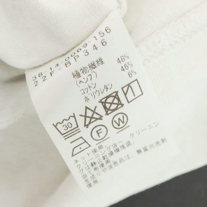 【中古】ビームスプラス BEAMS PLUS ヘンプコットン 長袖Ｔシャツ ホワイト【 Ｍ 】【 状態ランクC 】【 メンズ 】