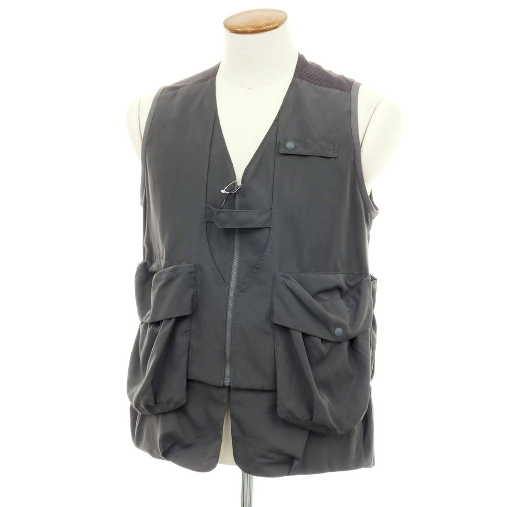 【中古】スノーピーク snowpeak ポリエステル インセクトシールド メッシュベスト グレー【サイズM】【 状態ランクB 】【 メンズ 】