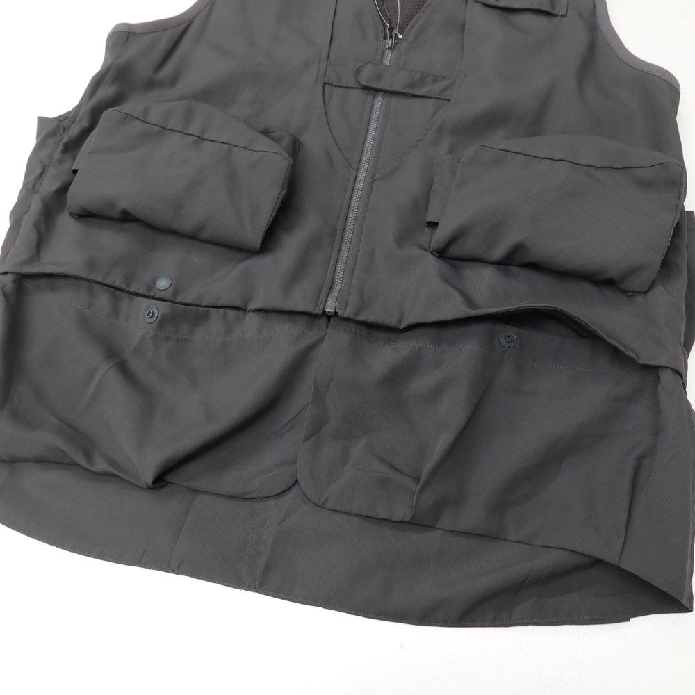 【中古】スノーピーク snowpeak ポリエステル インセクトシールド メッシュベスト グレー【サイズM】【 状態ランクB 】【 メンズ 】